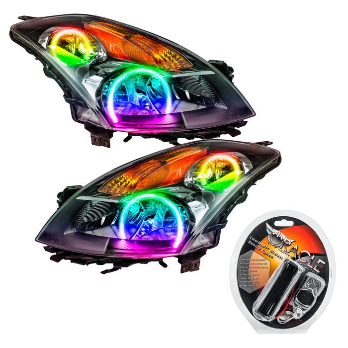 Oracle Lighting 7170-330 SMD Pre-Assembled Headlights, Black Bezel, ColorSHIFT - Truck Part Superstore