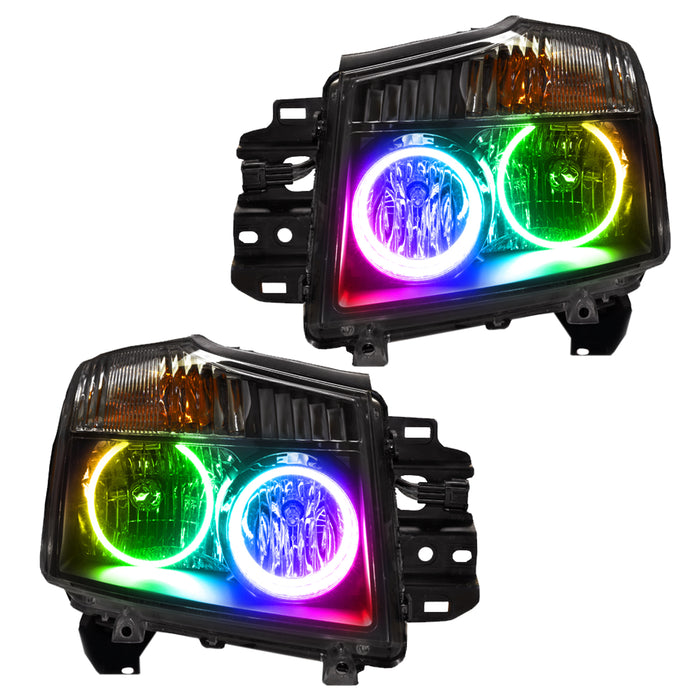 Oracle Lighting 7173-333 SMD Pre-Assembled Headlights, ColorSHIFT 2.0 - Truck Part Superstore