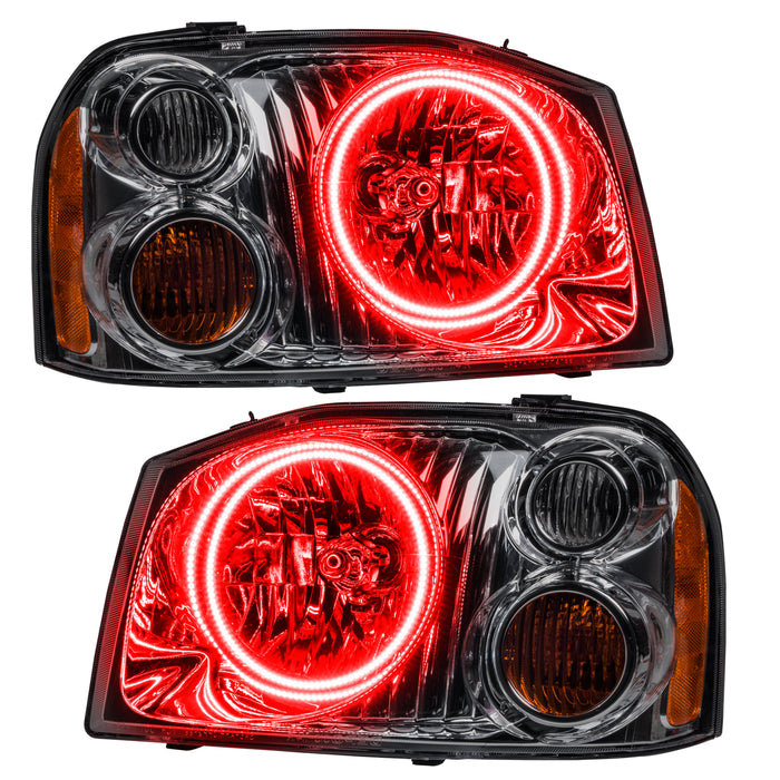 Oracle Lighting 7178-003 SMD Pre-Assembled Headlights, Dual Halo, Red - Truck Part Superstore