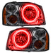 Oracle Lighting 7178-003 SMD Pre-Assembled Headlights, Dual Halo, Red - Truck Part Superstore