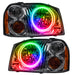 Oracle Lighting 7178-504 SMD Pre-Assembled Headlights, Dual Halo, ColorSHIFT - Simple - Truck Part Superstore