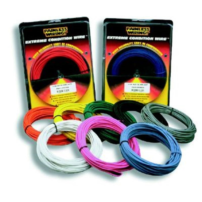 Painless Wiring 71835 16 Gauge TXL Wire; 25 ft.; Yellow; - Truck Part Superstore