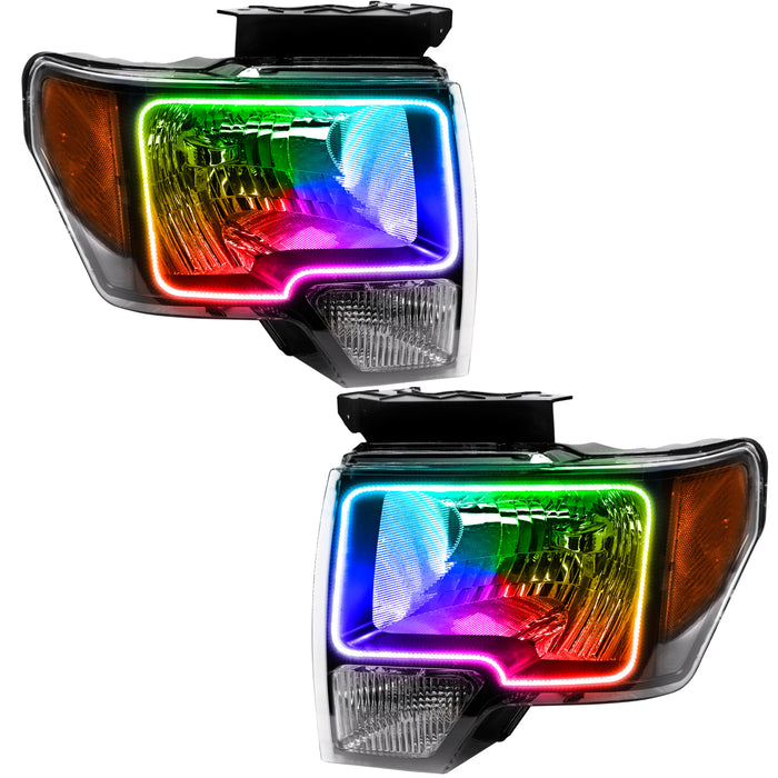 Oracle Lighting 7187-334 LED Pre-Assembled Headlights, ColorSHIFT - No Controller - Truck Part Superstore