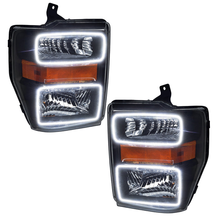 Oracle Lighting 7190-001 SMD Pre-Assembled Headlights, Black, White - Truck Part Superstore