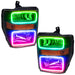 Oracle Lighting 7190-334 SMD Pre-Assembled Headlights, Black Bezel, ColorSHIFT - No Controller - Truck Part Superstore