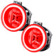 Oracle Lighting 7196-003 SMD Fog Lights, Red - Truck Part Superstore