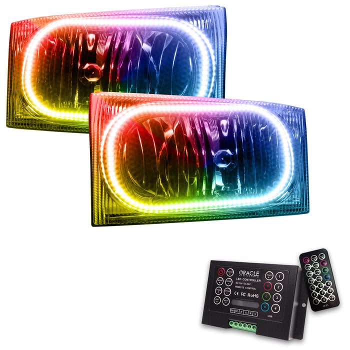 Oracle Lighting 7199-333 LED Pre-Assembled Headlights, ColorSHIFT 2.0 - Truck Part Superstore