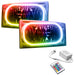 Oracle Lighting 7199-504 LED Pre-Assembled Headlights, ColorSHIFT - Simple - Truck Part Superstore