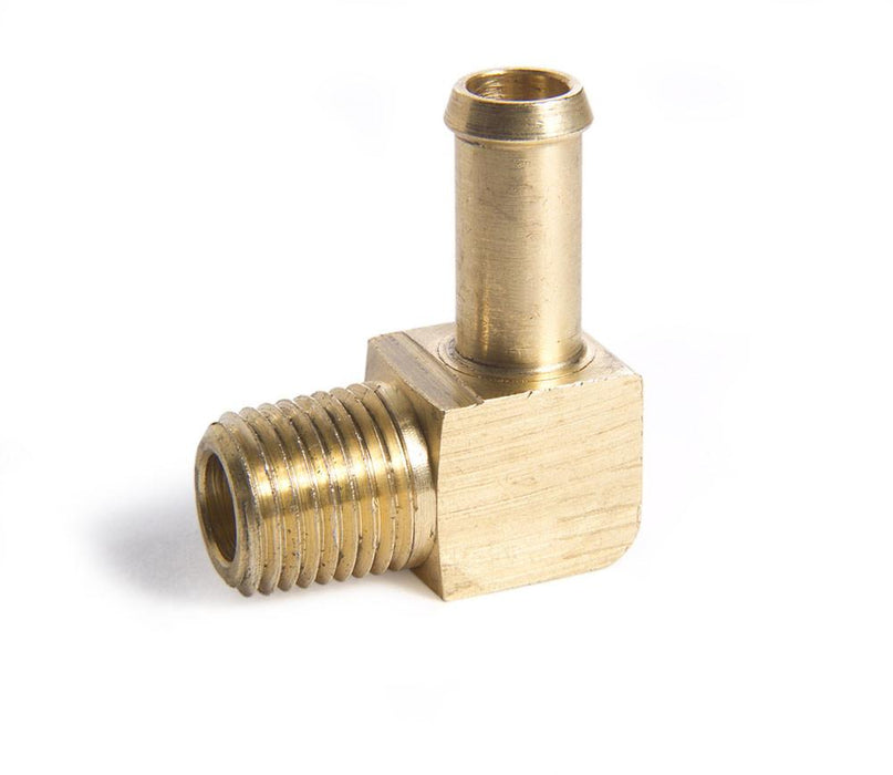 Be Cool 72000 90 Degree Elbow Fitting 1/4 Inch NPT x 3/8 Inch Hose Elbow Brass Fitting Be Cool Radiator - Truck Part Superstore