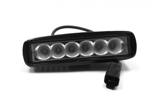 Southern Truck 72006 6.0 Inch LED Light Bar 18W Flood DT Harness 79900 2,880 Lumens Each Southern Truck Lifts - Truck Part Superstore