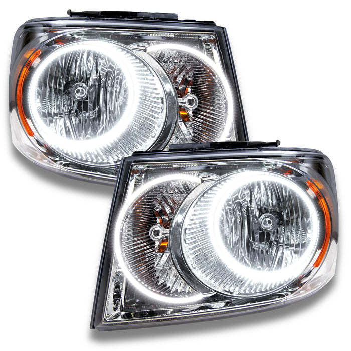 Oracle Lighting 7201-001 SMD Pre-Assembled Headlights, Chrome Bezel, White - Truck Part Superstore