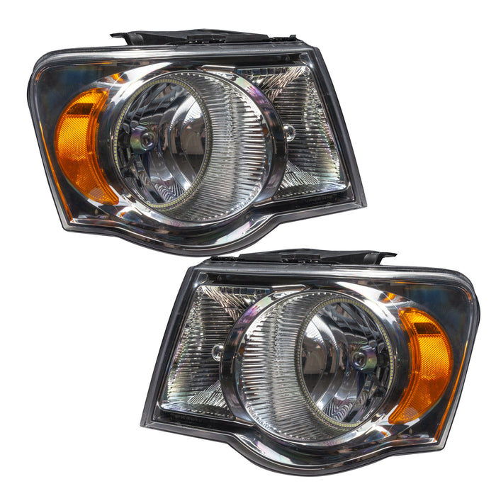 Oracle Lighting 7201-001 SMD Pre-Assembled Headlights, Chrome Bezel, White - Truck Part Superstore