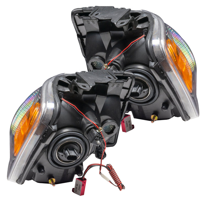 Oracle Lighting 7201-504 SMD Pre-Assembled Headlights, Chrome Bezel, ColorSHIFT - Simple - Truck Part Superstore