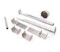 Be Cool 72012 Universal Single Core Radiator Mounting Kit Natural Finish Aluminum Be Cool Radiator - Truck Part Superstore