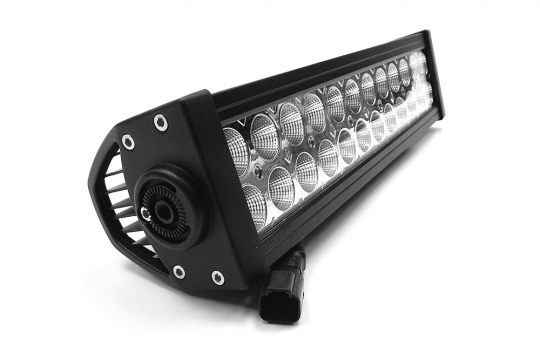Southern Truck 72015 12.0 Inch LED Light Bar Chrome Series Double Row Straight Combo Flood/Beam 72W DT Harness 6,480 Lumens Southern Truck Lifts - Truck Part Superstore