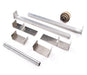 Be Cool 72017 Universal Dual Core Radiator Mounting Kit Natural Finish Aluminum Be Cool Radiator - Truck Part Superstore