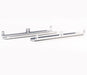 Be Cool 72049 Natural Finish Stainless Steel Dual 11 Inch Fan Mounting Bracket 17 Inch Tall Crossflow Be Cool Radiator - Truck Part Superstore