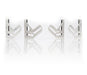 Be Cool 72054 Natural Finish Mounting Brackets for 13 Inch and 16 Inch Electric Fan Installation Set of 4 Be Cool Radiator - Truck Part Superstore