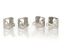 Be Cool 72069 Natural Finish Aluminum Mounting Brackets Set of 4 For 16 Inch Fan Installation Be Cool Radiator - Truck Part Superstore