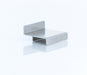 Be Cool 72090 Radiator Hold Down Bracket Natural Finish Billet Aluminum Be Cool Radiator - Truck Part Superstore