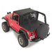 Rampage 721015 Tonneau Cover; Black Denim; w/Factory Soft Top; Channel Mount; - Truck Part Superstore