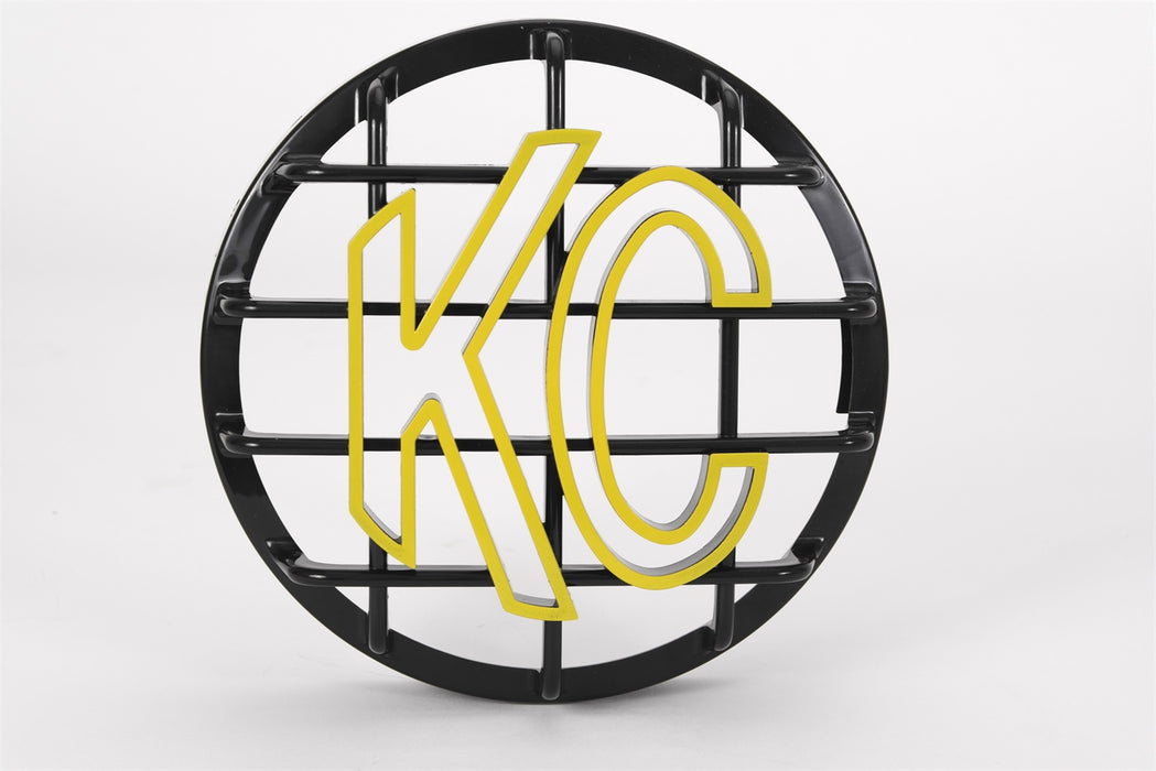 KC Hilites 72101 Grill; 6in. Black ABS Stone Guard; Yel KC (ea) - Truck Part Superstore