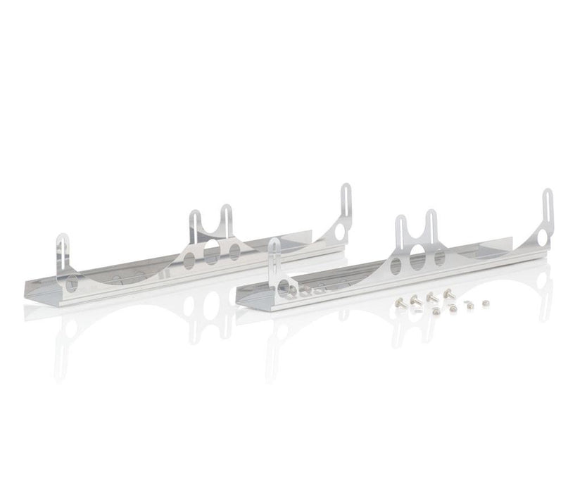 Be Cool 72105 Natural Finish Stainless Fan Brackets for Dual 13 Inch Electric Fans Be Cool Radiator - Truck Part Superstore