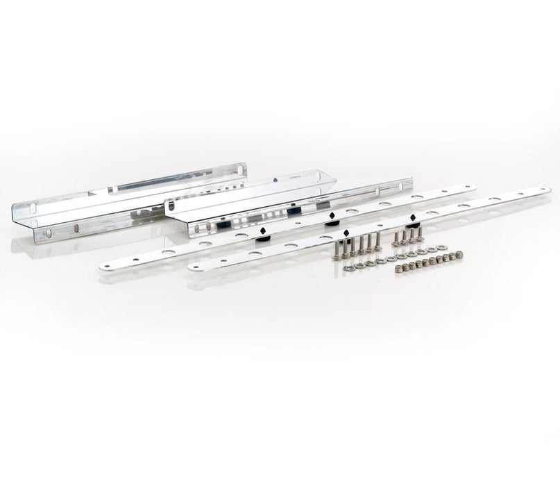 Be Cool 72108 Natural Finish Aluminum Fan Brackets For 70-72 Mopar B-Body and 70-74 E-Body Be Cool Radiator - Truck Part Superstore