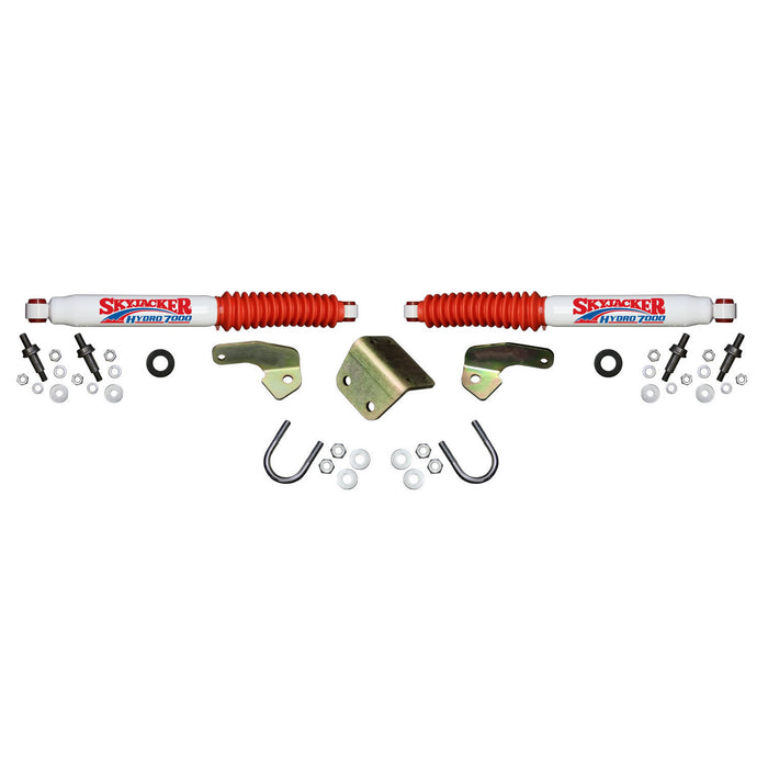 Skyjacker 7211 Steering Stabilizer Single Kit Incl. 2 Steering Stabilizers Mounting Brackets Hardware Designed For A Minimum Of 4 Inch Lift Hardware Boots Sold Separately Skyjacker - Truck Part Superstore