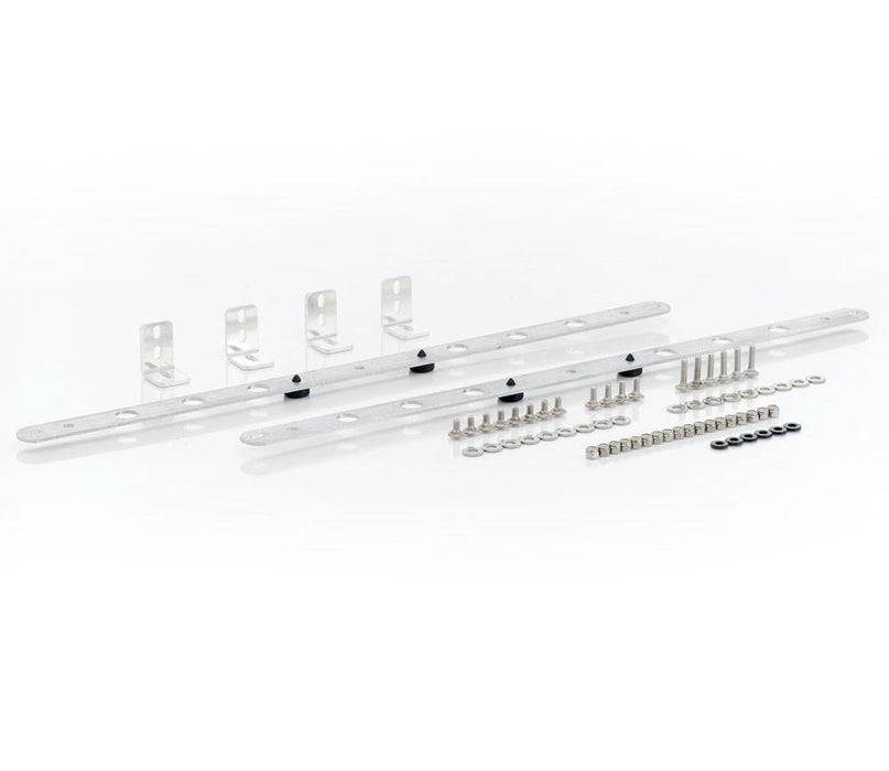 Be Cool 72112 Natural Finish Aluminum Fan Brackets For 64-67 Pontiac GTO Short and 66-69 Mopar B-Body Be Cool Radiator - Truck Part Superstore