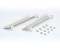 Be Cool 72123 Natural Finish Accessory Shroud Bracket to Mount OEM Mopar Shroud Be Cool Radiator - Truck Part Superstore