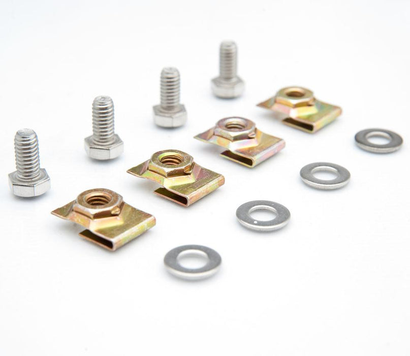 Be Cool 72131 J-Clip and Bolt Kit for Flange Mount Radiators Be Cool Radiator - Truck Part Superstore