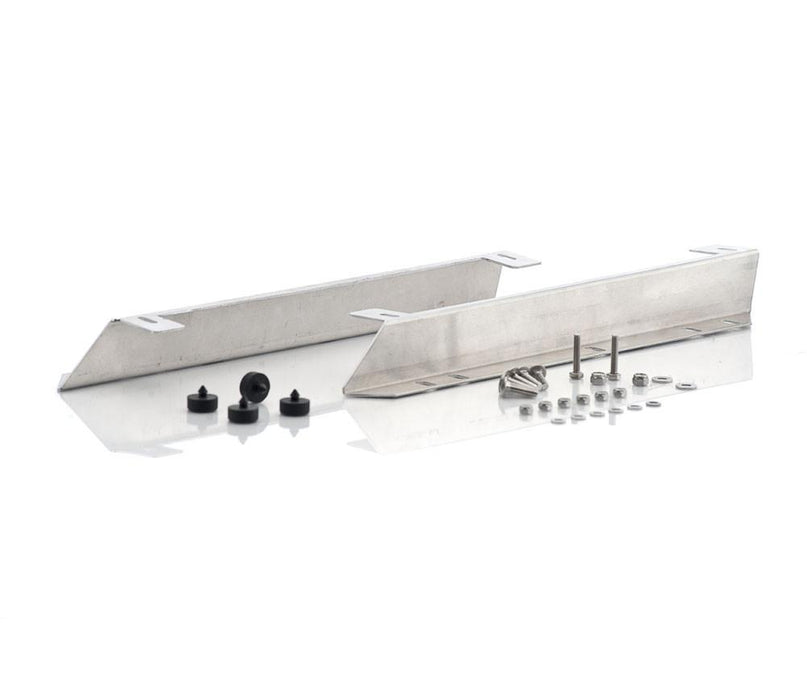 Be Cool 72132 Natural Finish Fan Brackets Downflow w/Single 16 Fan For 53-56 Ford Truck Be Cool Radiator - Truck Part Superstore
