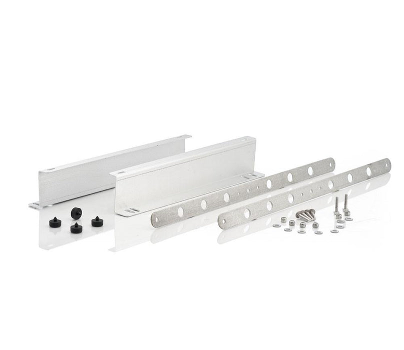 Be Cool 72140 Natural Finish Fan Brackets for Downflow Radiator w/Single 16 Fan Be Cool Radiator - Truck Part Superstore