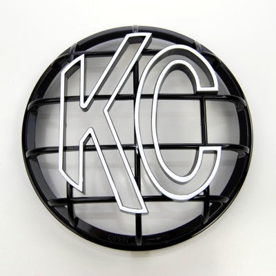 KC Hilites 7216 Grill; 6in. Black Apollo Stone Guard (ea) - Truck Part Superstore