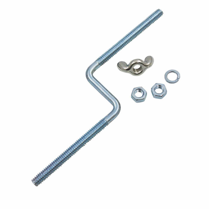 SpeedFx 7228 5-3/4 Inch Overall Length Offset 1/4 Inch X 20 Thread With Hardware - Truck Part Superstore