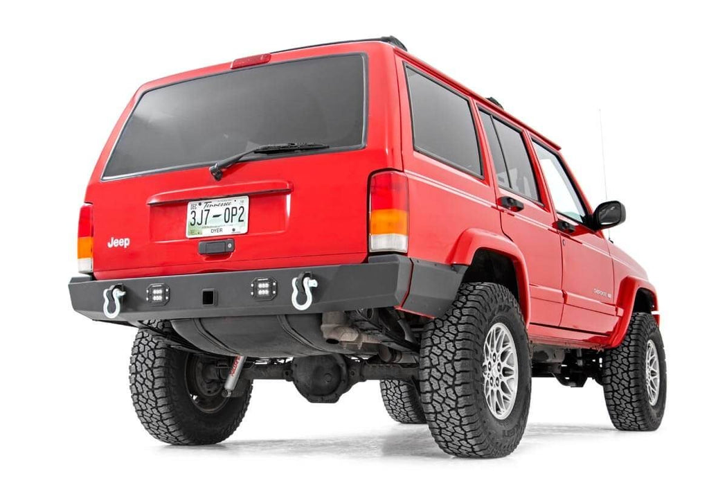 Rough Country 10571 Jeep Rear Lower Quarter Panel Armor for Factory Flare 97-01 Cherokee XJ Rough Country - Truck Part Superstore