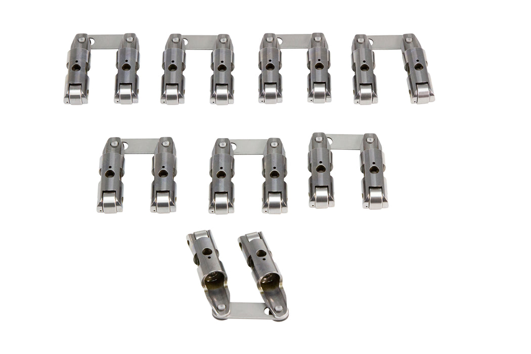 Lunati 72443-16 Solid Vertical Bar Pressurized Oiling Roller Lifter Set for 262-400 SBC - Truck Part Superstore