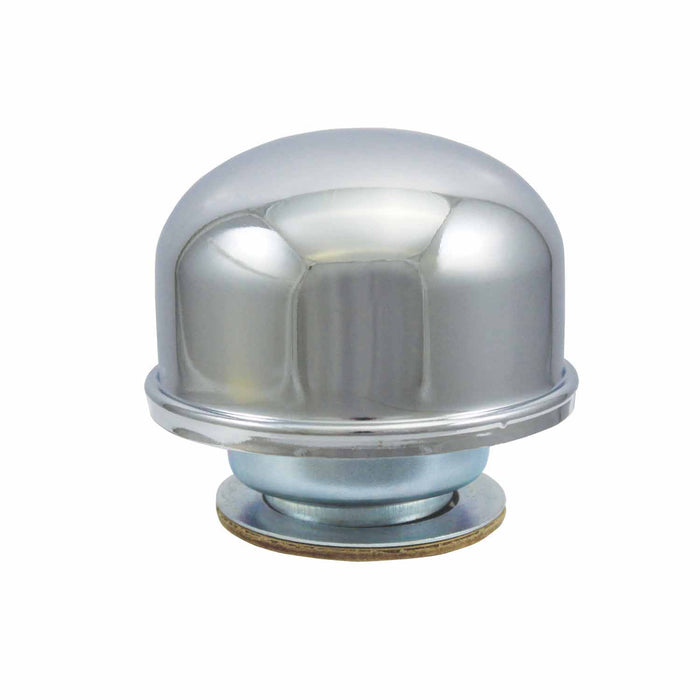 SpeedFx 7271 Twist-On Dome Shape Chrome Plated Steel With Breather - Truck Part Superstore