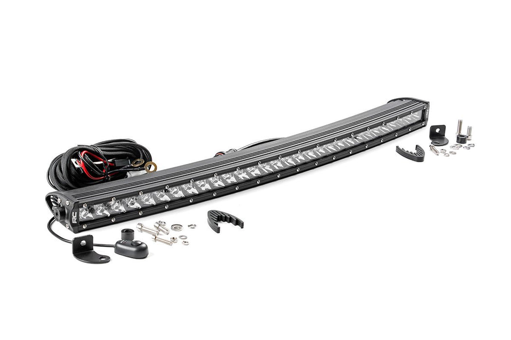 Rough Country 72730 30 Inch Curved CREE LED Light Bar Single Row Chrome Series Rough Country - Truck Part Superstore