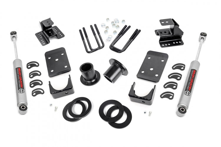 Rough Country 728.2 1-2 Inch 4 Inch Lowering Kit 07-14 Silverado/Sierra1500 2WD Rough Country - Truck Part Superstore