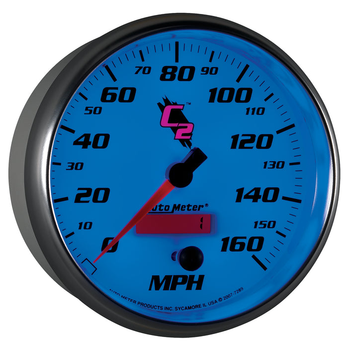 AutoMeter 7289 GAUGE; SPEEDOMETER; 5in.; 160MPH; ELEC. PROGRAMMABLE; C2 - Truck Part Superstore