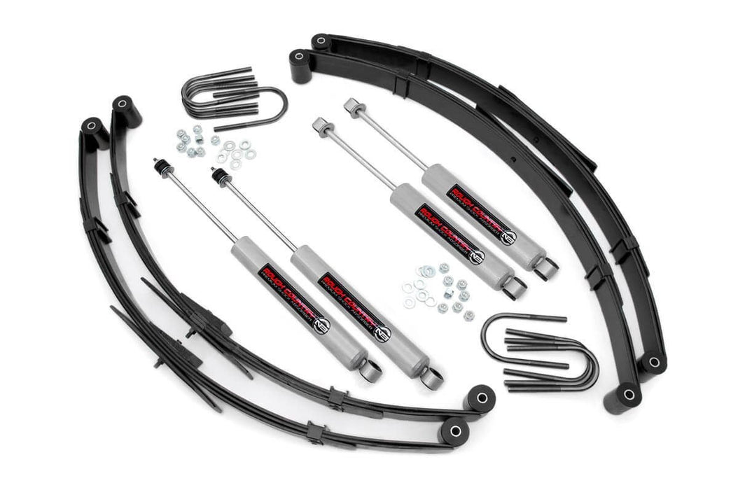 Rough Country 615.20 Suspension Lift Kit w/Shocks; 2.5 in. Lift; - Truck Part Superstore