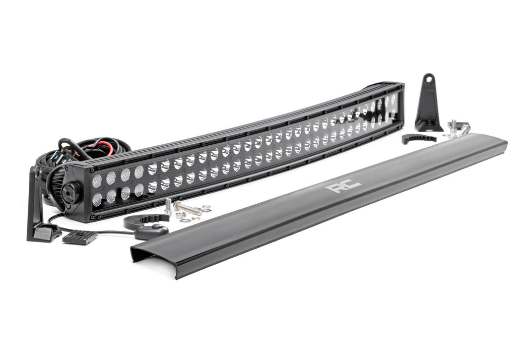Rough Country 72930BL 30 Inch Curved CREE LED Light Bar Dual Row Black Series Rough Country - Truck Part Superstore