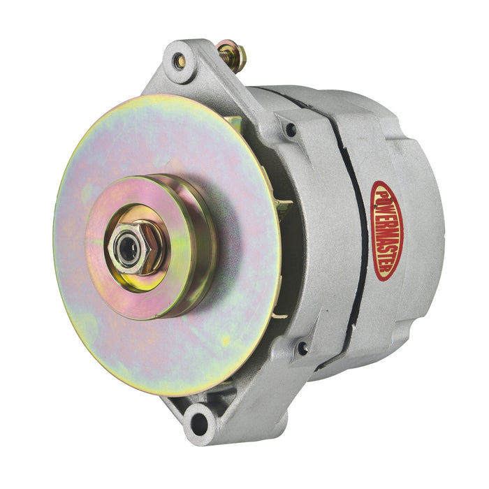 Powermaster Performance 7294-347 Alternator; 12si; 100 Amp; 75 Idle; 1V; Baffle; OE Look; Natural; - Truck Part Superstore