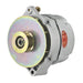 Powermaster Performance 7294-348 Alternator; 12si; 100 Amp; 75 Idle; 6 Groove Pulley; Baffle; OE Look; Natural; - Truck Part Superstore