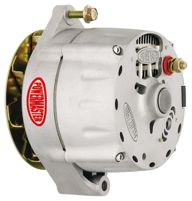 Powermaster Performance 7295 Smooth Look™ Alternator; 12si; 100 Amp; 75 Idle; 1V; Baffle; Natural; - Truck Part Superstore