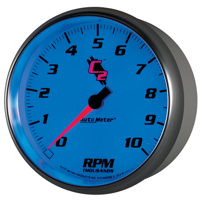 AutoMeter 7298 GAUGE; TACHOMETER; 5in.; 10K RPM; IN-DASH; C2 - Truck Part Superstore