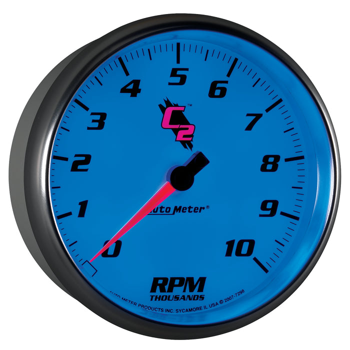 AutoMeter 7298 GAUGE; TACHOMETER; 5in.; 10K RPM; IN-DASH; C2 - Truck Part Superstore