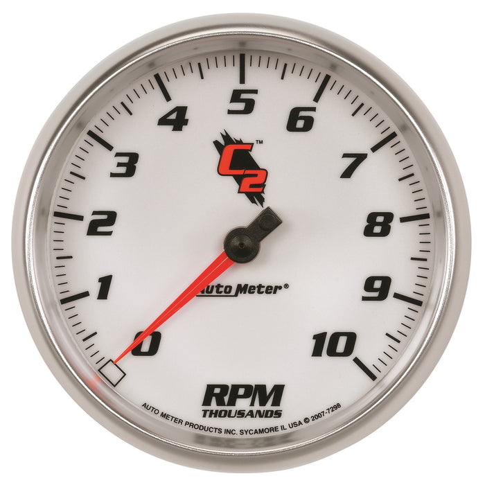 AutoMeter 7298 GAUGE; TACHOMETER; 5in.; 10K RPM; IN-DASH; C2 - Truck Part Superstore